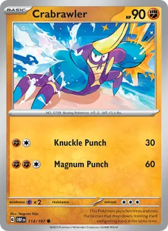 Crabrawler, Obsidian Flames No. 114 Normal