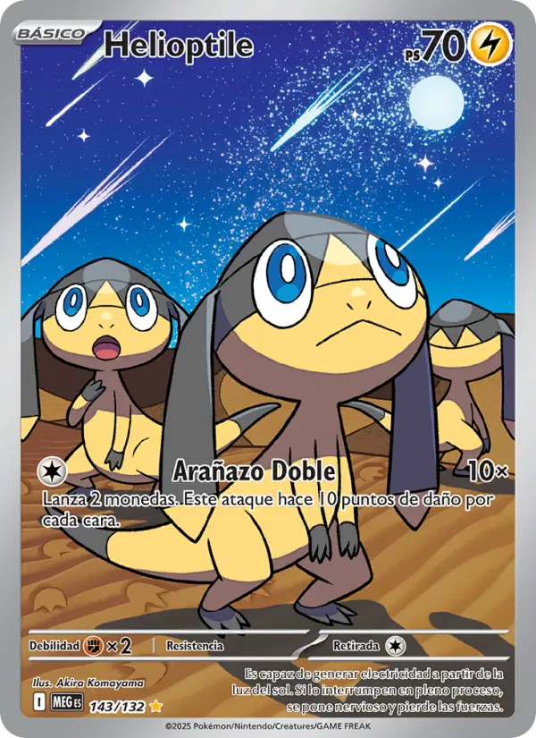 Helioptile, Megaevolución No. 143