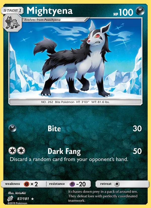 Mightyena, Team Up Nº 87