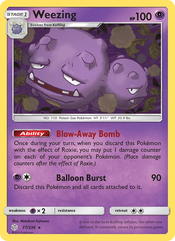 Weezing, Cosmic Eclipse No. 77