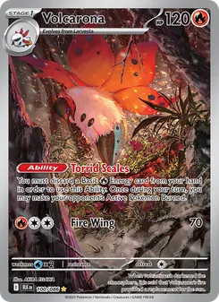Volcarona, Black Bolt No. 100 Holo