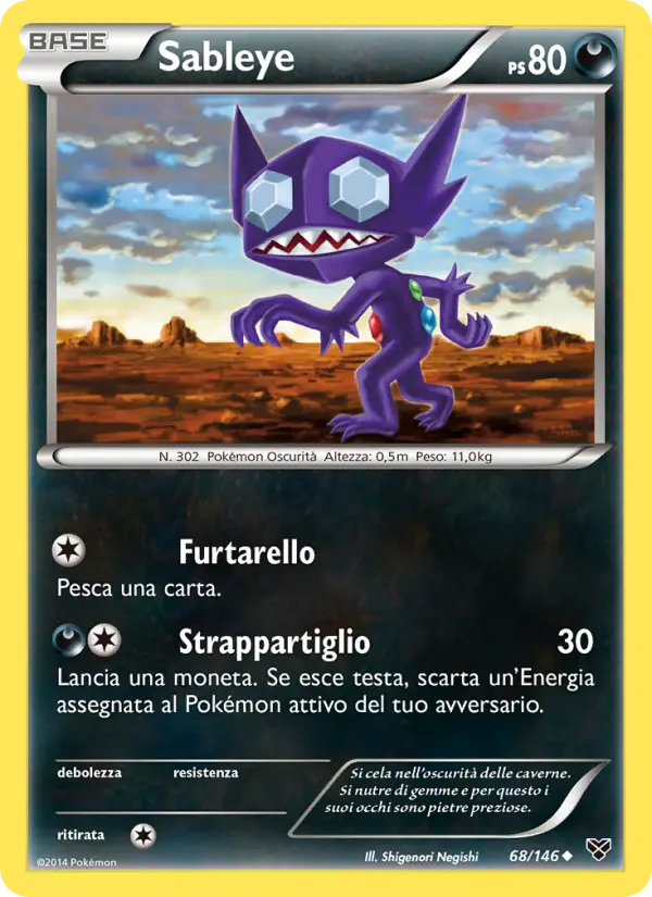 Sableye, XY No. 68