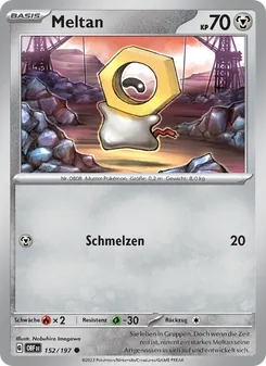 Meltan, Obsidian Flammen Nº 152 Normal