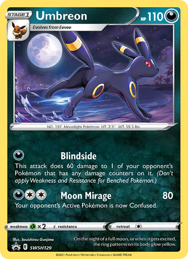 Umbreon, SWSH Black Star Promos No. SWSH129