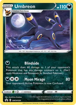 Umbreon, SWSH Black Star Promos No. SWSH129 Holo