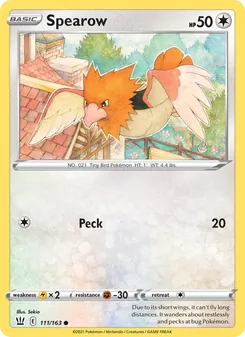 Spearow, Battle Styles No. 111 Normal