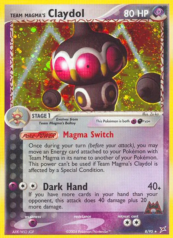 Team Magma's Claydol, Team Magma vs Team Aqua No. 8