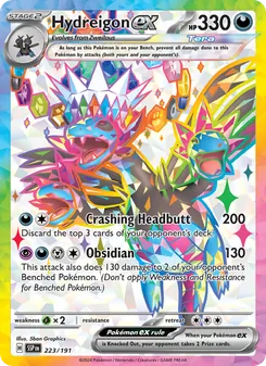 Hydreigon ex, Surging Sparks No. 223 Holo