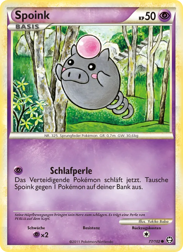 Spoink, Triumph No. 77