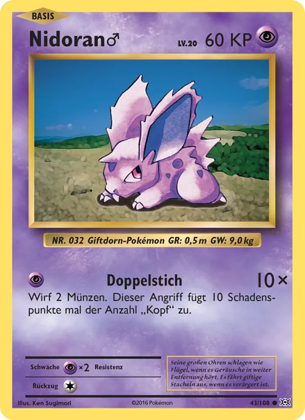 Nidoran♂, Evolution No. 43