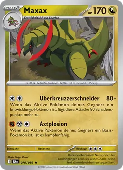 Maxax, Schwarze Blitze No. 070 Normal
