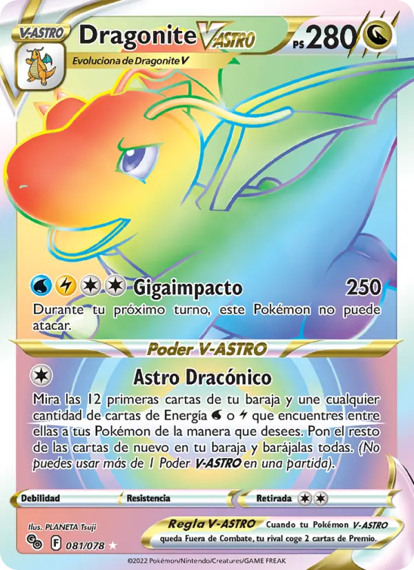 Dragonite V-ASTRO, Pokémon GO No. 081