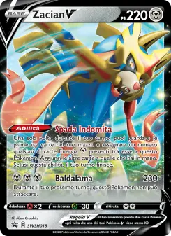 Zacian V, SPSC Promo Nº SWSH018 Holo