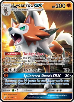Lycanroc GX, Team Up Nº 82 Normal