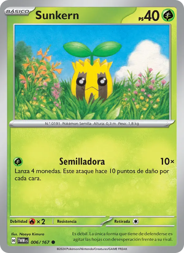 Sunkern, Mascarada Crepuscular No. 006