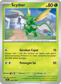 Scyther, Kilau Hitam Nº 004 Normal