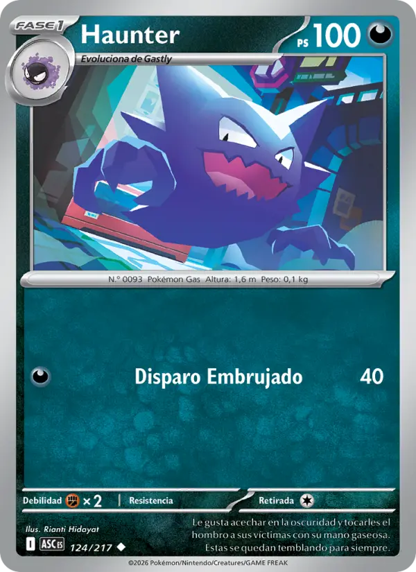 Haunter, Héroes Ascendentes Nº 124