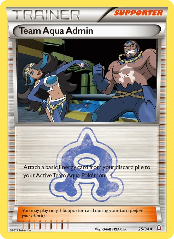 Team Aqua Admin, Double Crisis Nº 25