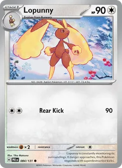 Lopunny, Prismatic Evolutions No. 084 Normal