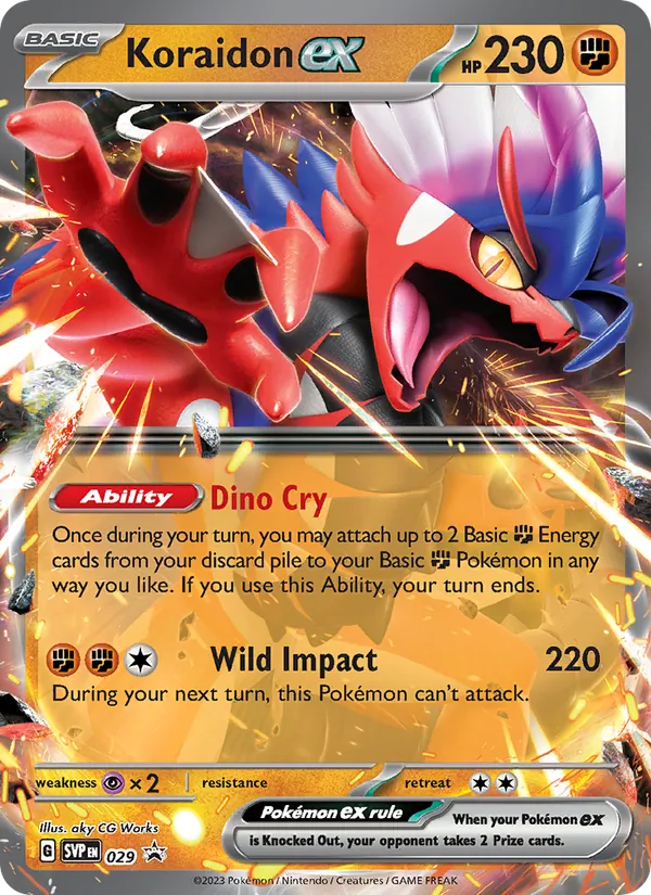 Koraidon ex, SVP Black Star Promos No. 029