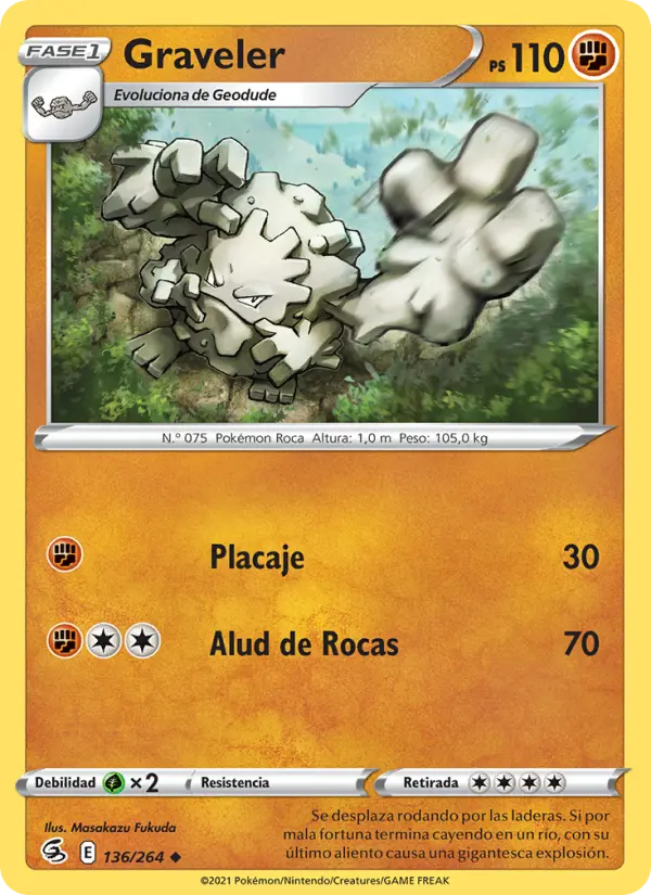 Graveler, Golpe Fusión No. 136