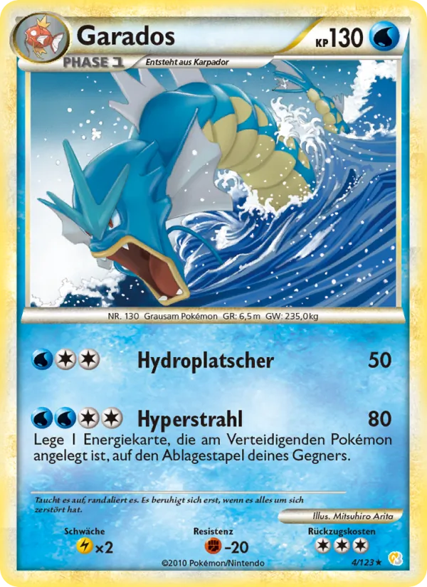 Garados, HeartGold SoulSilver Nº 4