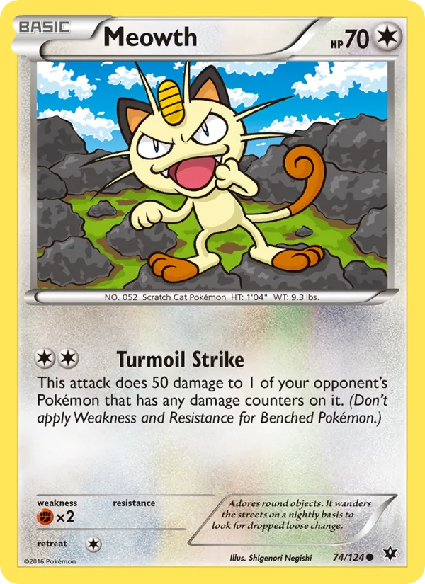 Meowth, Fates Collide No. 74