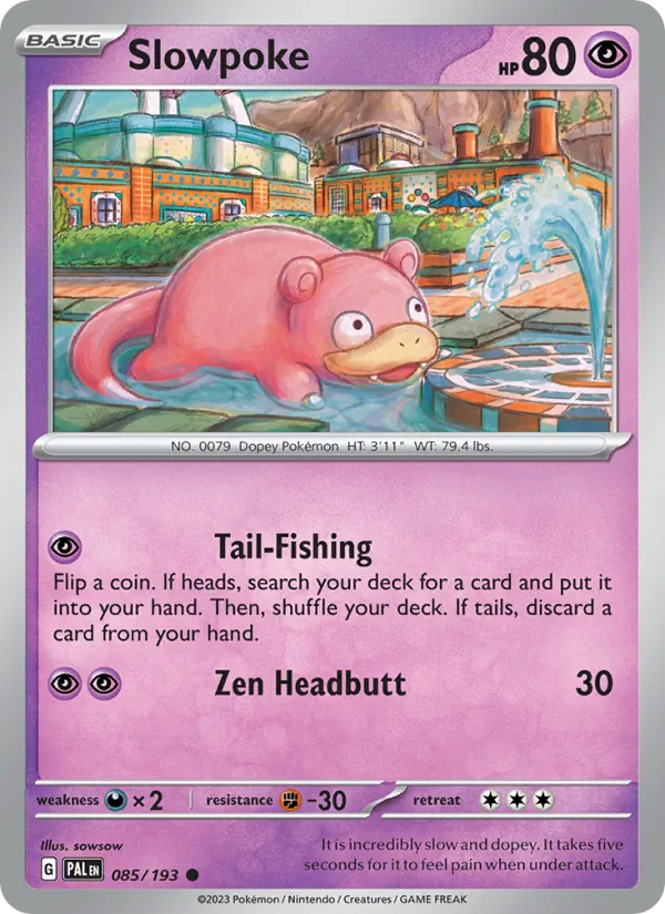 Slowpoke, Paldea Evolved No. 085