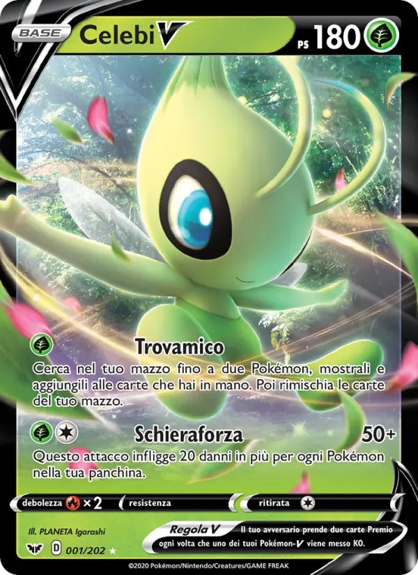 Celebi V, Spada e Scudo Nº 1