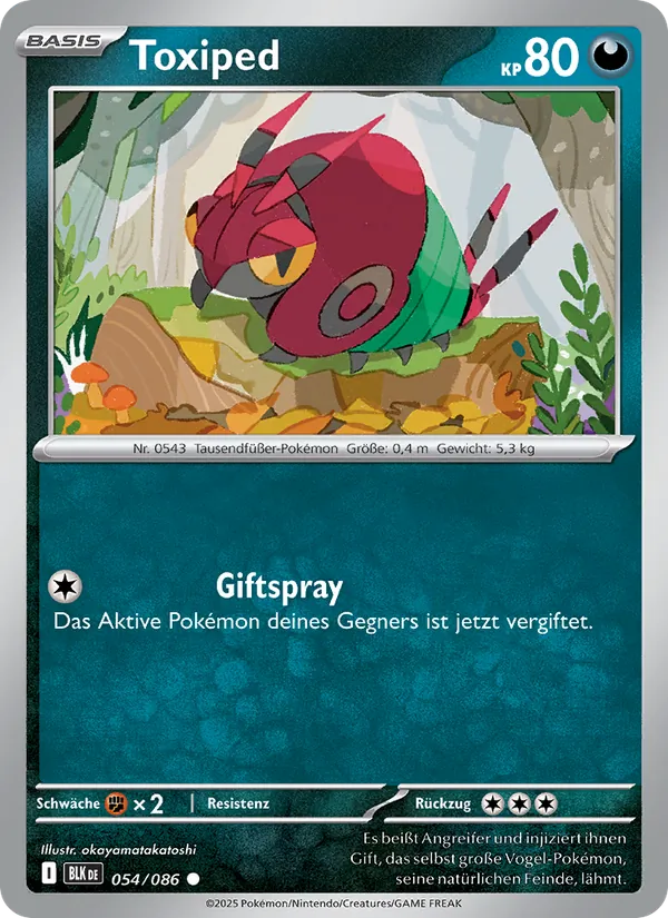 Toxiped, Schwarze Blitze Nº 054