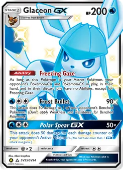 Glaceon-GX, Hidden Fates Shiny Vault Nº SV55 Normal