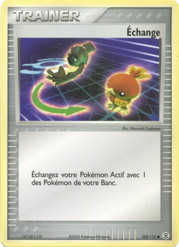 Échange, EX Rouge Feu & Vert Feuille No. 102