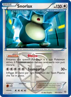 Snorlax, Uragano Plasma Nº 101 Normal