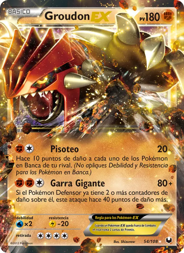 Groudon-EX, Oscuros Exploradores Nº 54