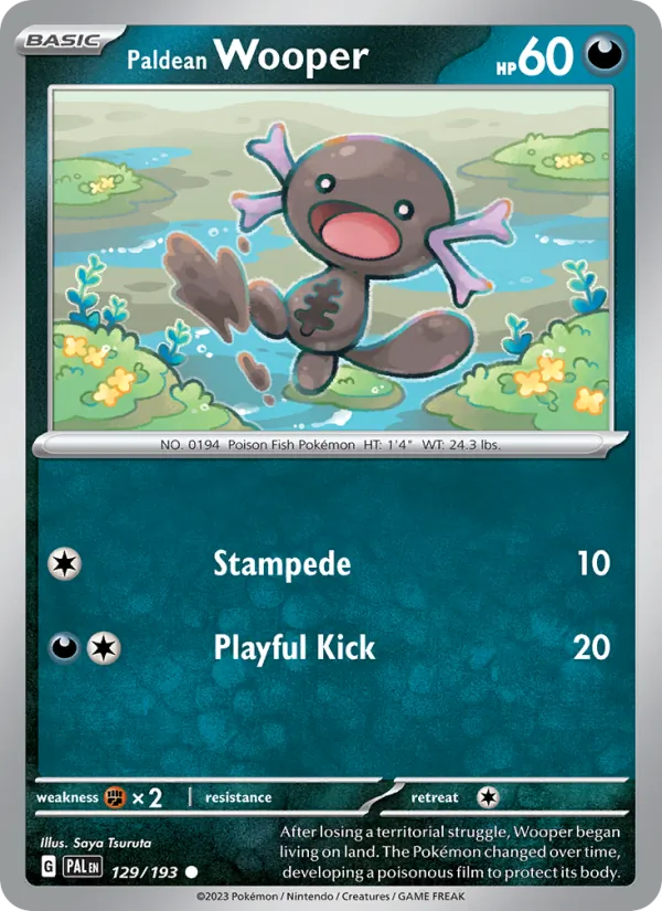 Paldean Wooper, Paldea Evolved No. 129