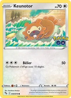 Keunotor, Pokémon GO No. 059 Normal