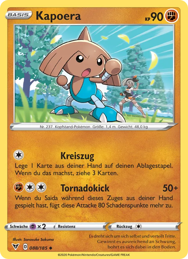 Kapoera, Farbenschock Nº 88
