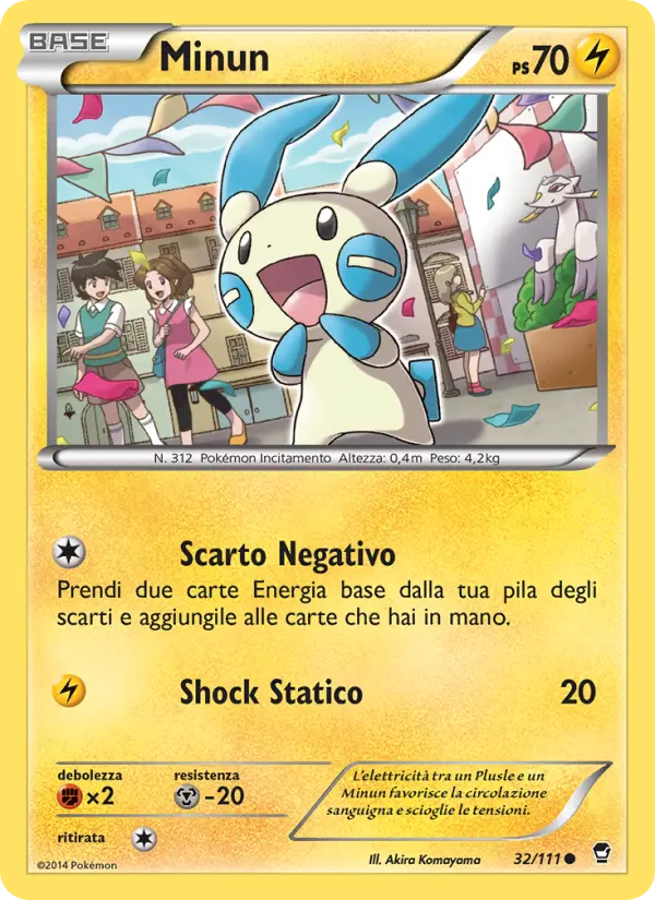 Minun, Colpi Furiosi Nº 32