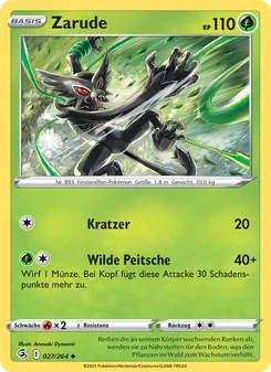 Zarude, Fusions Angriff No. 27 Normal