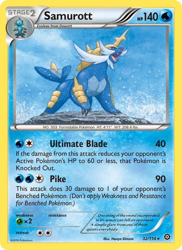 Samurott, Steam Siege No. 32