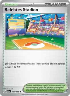 Belebtes Stadion, Stürmische Funken No. 180 Normal