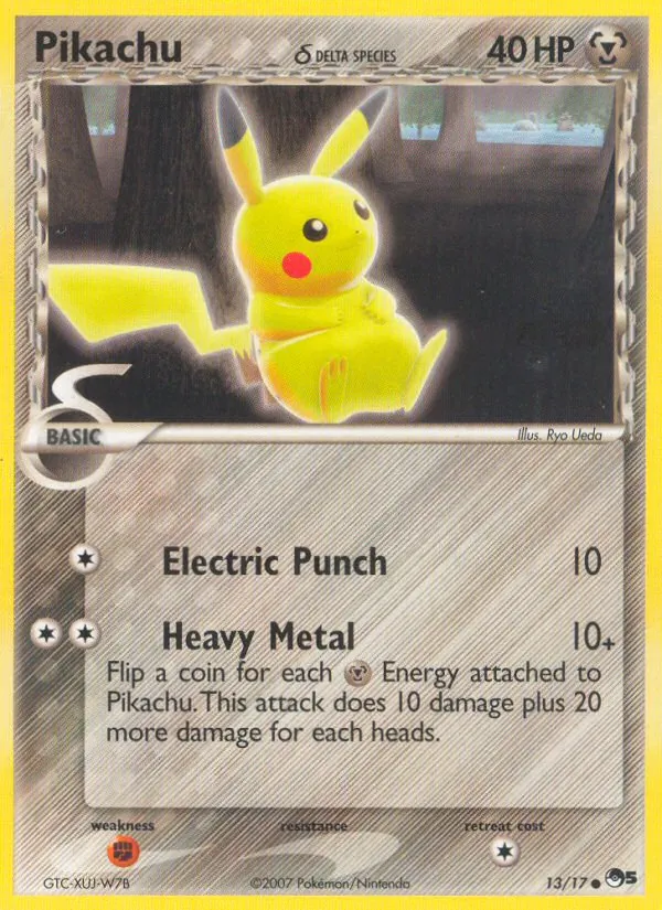 Pikachu δ, POP Series 5 Nº 13
