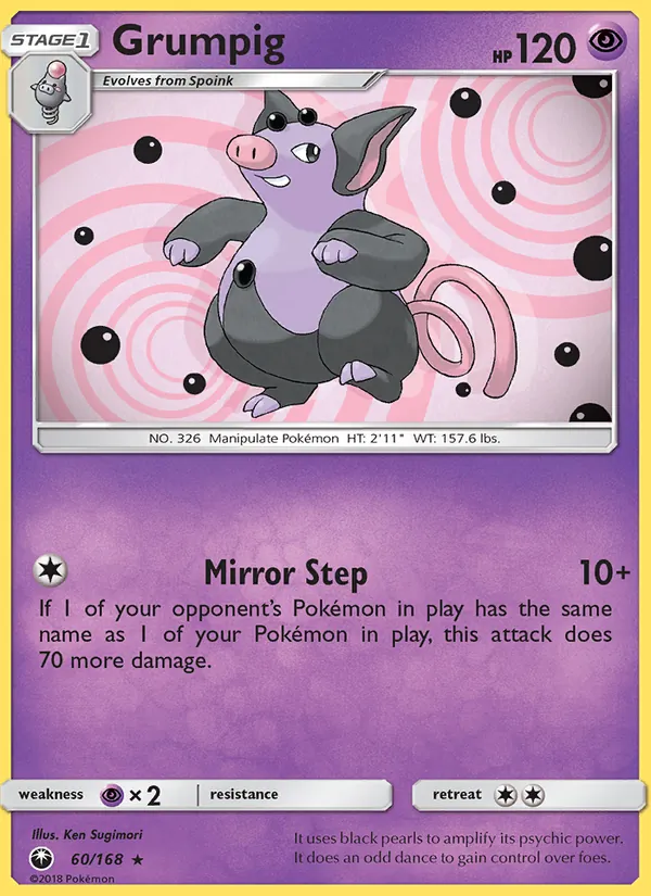 Grumpig, Celestial Storm No. 60