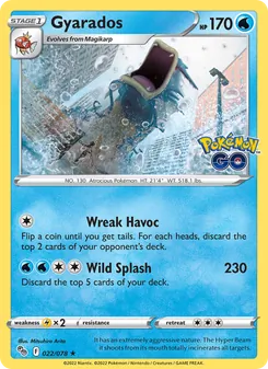 Gyarados, Pokémon GO No. 022 Holo