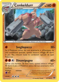 Conkeldurr, XY Nº 67 Normal
