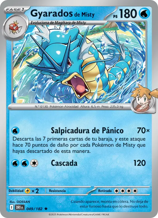 Gyarados de Misty, Rivales Predestinados No. 049