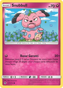 Snubbull, Tonnerre Perdu Nº 137 Normal
