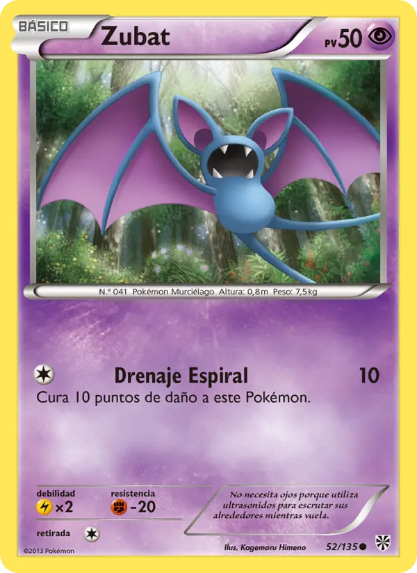 Zubat, Tormenta Plasma Nº 52