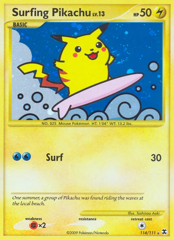 Surfing Pikachu, Rising Rivals Nº 114