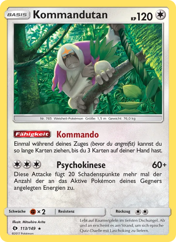 Kommandutan, Sonne & Mond No. 113